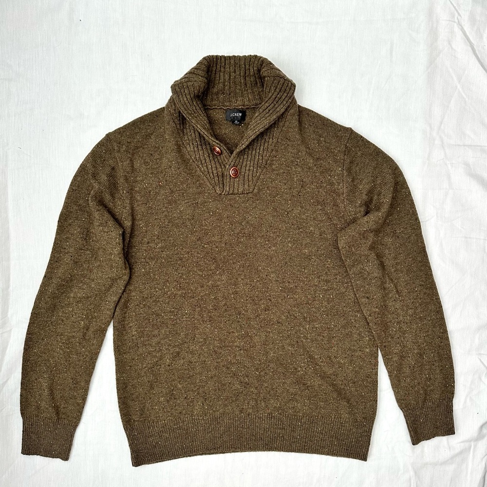 J. Crew Olive Turtleneck Sweater